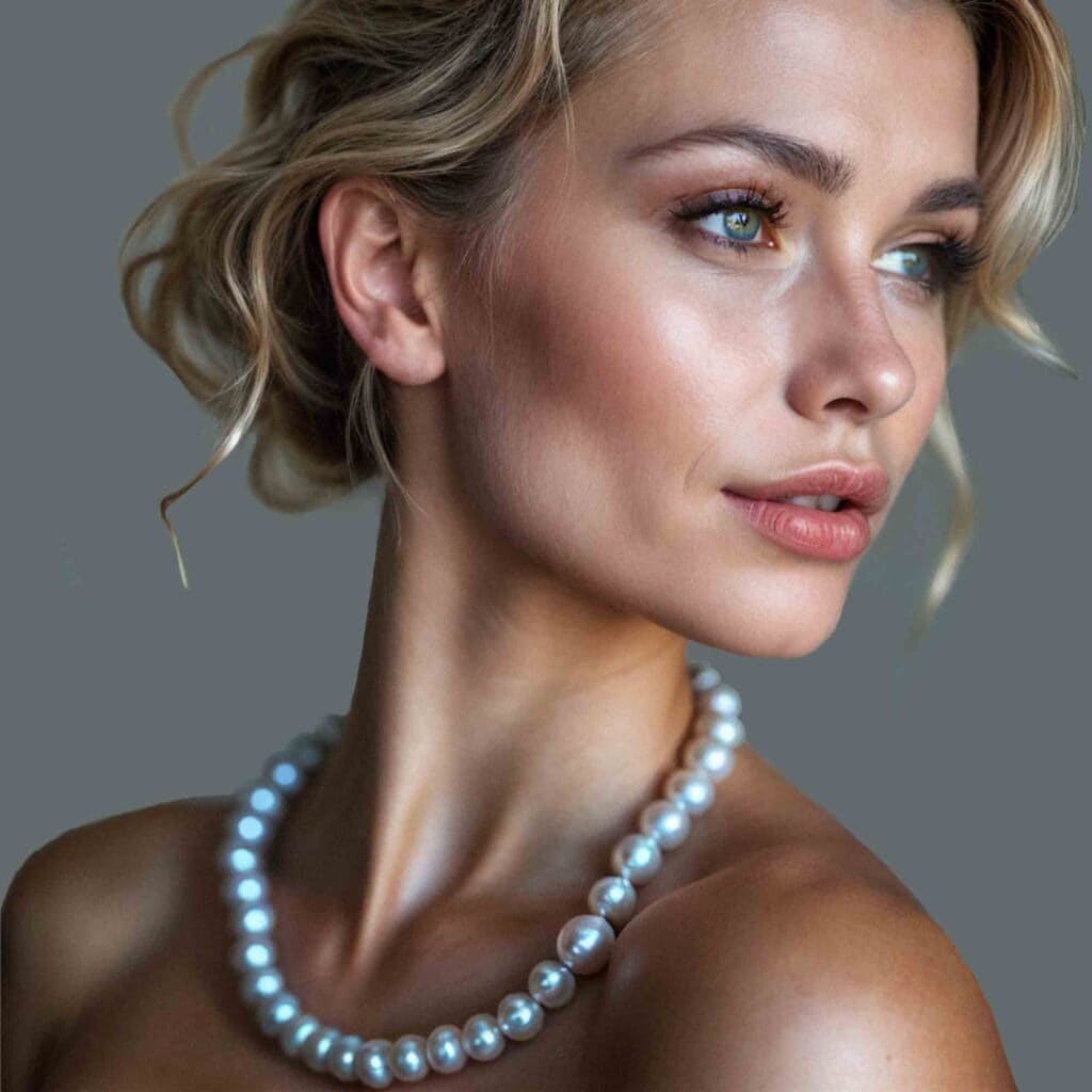 Handmade Freshwater Pearl Jewelry Designs Featuring HerMJ's Pearl Necklace Collection.